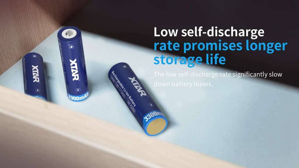 Akumulátor Xtar 18650 Li-ion 3,6V 3300 mAh s ochranným obvodom - 9
